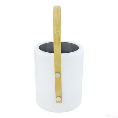 Ліхтар кемпінговий Bo-Camp Longford Solar 150 Lumen Bamboo/White (5818878)