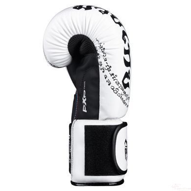 Боксерские перчатки Phantom Muay Thai White 16 унций, бинты в подарок (PHBG2495-16)