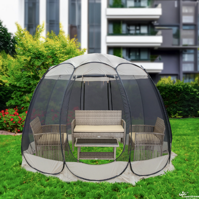 Садовая палатка-павильон Jumi Kibris складывается с москитной сеткой