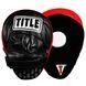 Лапи боксерські TITLE Boxing Incredi-Ball Leather Punch Mitts 2.0 Black/Red