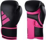 Боксерские перчатки женские Adidas Speed ​​165 с лицензией WAKO черный/розовый ADISBG165WK 10 унций