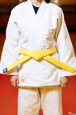 Judo belt yellow Kintayo for height - 140