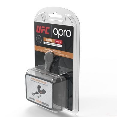 Капа OPRO Bronze UFC детская (возраст до 11) White (ufc.102513003)