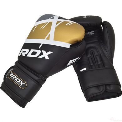 Перчатки боксерские RDX Rex Leather Black 8 ун (40291)