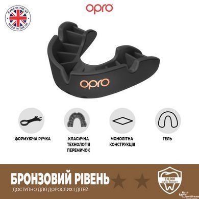 Капа OPRO Bronze UFC детская (возраст до 11) White (ufc.102513003)