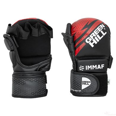 Рукавички MMA GREEN HILL IMMAF MMi-602 червоні S