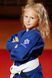 Детское синее кимоно для грипплинга и BJJ TM KINTAYO &mdash; Легкое Ги 350 г/м2 (рост 120 см)