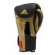 Рукавички боксерські Adidas Speed Tilt 350 чорно-золоті Adidas SPD350VTG - 10 унцій