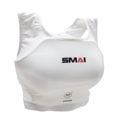 Защита груди для женщин с лицензией WKF SMAI SMAI P14 белый - S