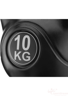 Гиря вінілова Gymtek 10 кг чорний