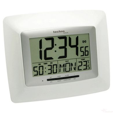 Годинник настінний Technoline WS8100 White/Silver (WS8100)