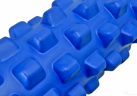 Massage roller EasyFit Grid Roller PRO 33 cm Blue