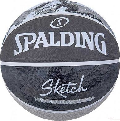 М'яч баскетбольний 7 Spalding Sketch Jump Ball 84382Z для вулиці