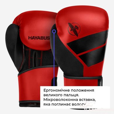 Боксерські рукавички Hayabusa S4 - Red 16oz (Original), 12