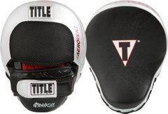Лапы боксерские TITLE Boxing Aerovent Anarchy Punch Mitts Black/Silver