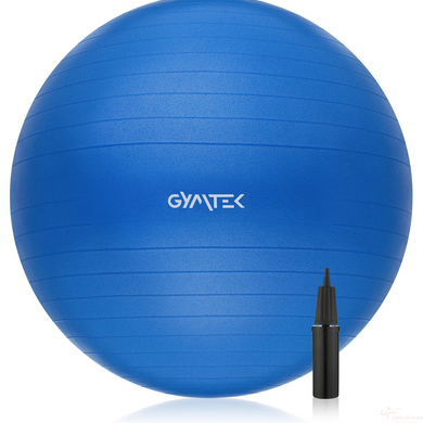 Фітбол Gymtek 65см синій + насос (5907766660910)