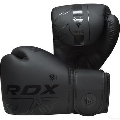 Боксерські рукавички RDX Matte Black 16 ун (402997)