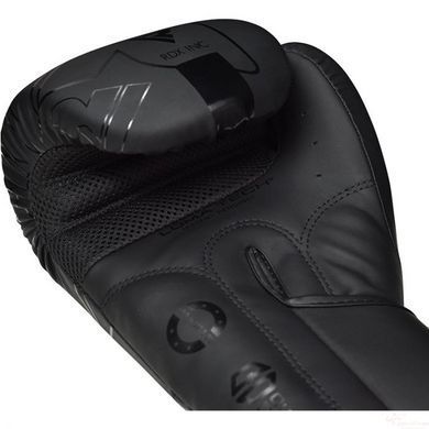 Боксерські рукавички RDX Matte Black 16 ун (402997)