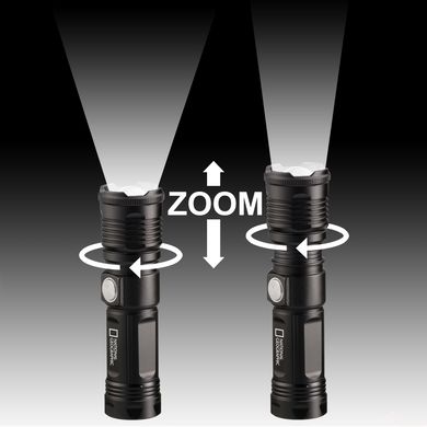 Ліхтар National Geographic Iluminos Led Zoom Flashlight 1000 lm (9082400)