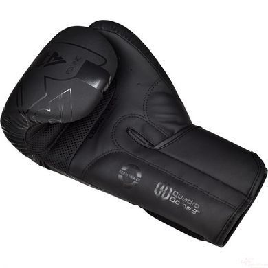 Боксерські рукавички RDX Matte Black 16 ун (402997)