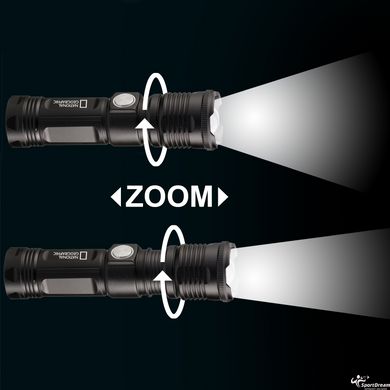 Ліхтар National Geographic Iluminos Led Zoom Flashlight 1000 lm (9082400)