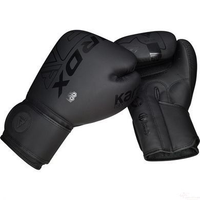 Боксерські рукавички RDX Matte Black 16 ун (402997)