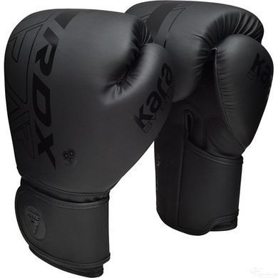 Боксерські рукавички RDX Matte Black 16 ун (402997)