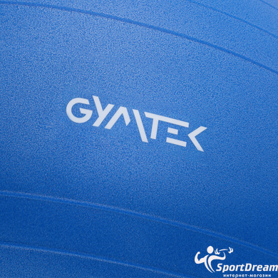 Фітбол Gymtek 65см синій + насос (5907766660910)