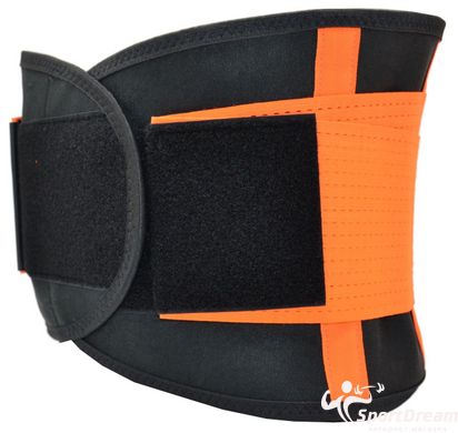 Пояс компресійний MadMax MFA-277 Slimming belt Black/neon orange S, M