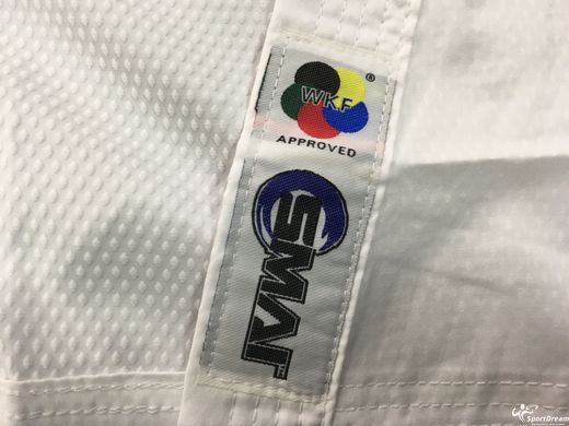 Кимоно PRO FIGHTER KUMITE GI с лицензией WKF | белое | SMAI AS-054, Розмір 7 (200)