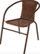 Garden chair Jumi Bistro New brown