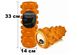 Massage roller EasyFit Grid Roller PRO 33 cm Orange