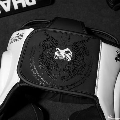 Боксерский шлем Phantom Muay Thai Full Face White, (2406837757)