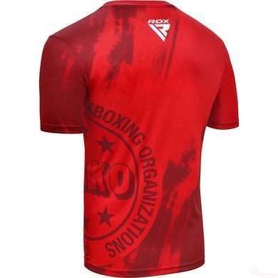 Спортивна футболка RDX WAKO T1 з короткими рукавами Red - S
