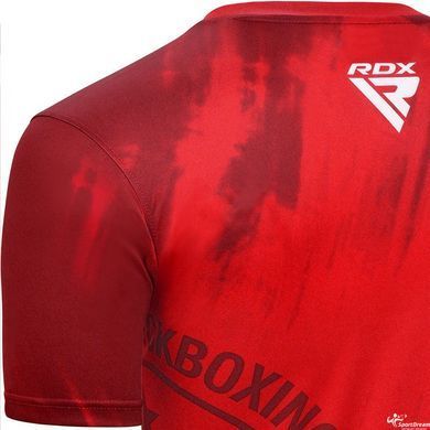 Спортивна футболка RDX WAKO T1 з короткими рукавами Red - S