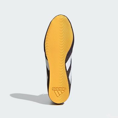 Взуття для боксу (боксерки)Adidas Box Hog 4 Olympic чорно/жовтий/білий IF0477