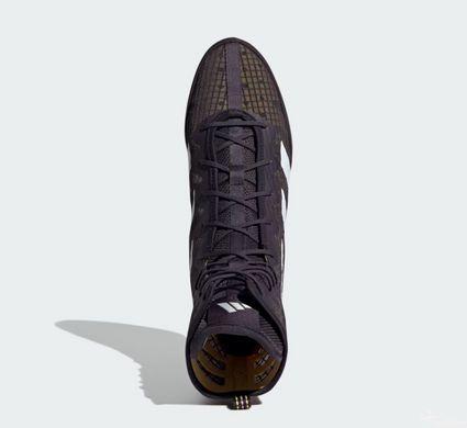 Обувь для бокса (боксерки)Adidas Box Hog 4 Olympic черно/желтый/белый IF0477 (37 RU 5.5 )