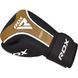 Боксерские перчатки RDX AURA PLUS T-17 Black Golden 12 унций (капа в комплекте)