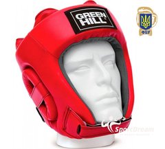 Шлем боксерский Green Hill UBF hgt-9411R (красный) - L