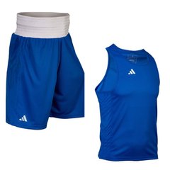 Боксерская форма Adidas Olympic 2024 синяя ADIIBA23TM\ADIIBA23SM-2XS