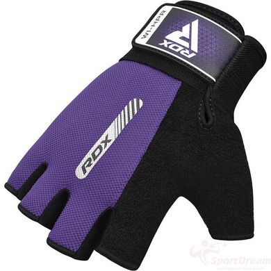 Перчатки для фитнеса RDX W1 Half Purple S