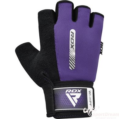 Рукавички для фітнесу RDX W1 Half Purple S