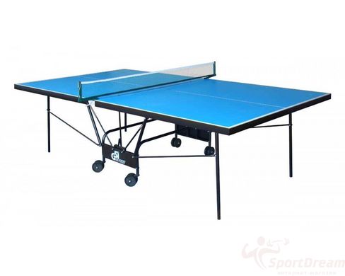 Всепогодний тенісний стіл GSI-sport Compact Outdoor Alu Line Gt-4 синій + БЕЗКОШТОВНА ДОСТАВКА