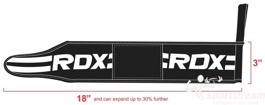 Кистовые бинты для жима RDX Black New 20203