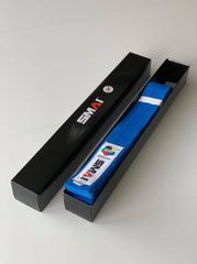 Пояс для кимоно Delux Version с лицензией WKF синий SMAI SM B002UWKF - 280 см