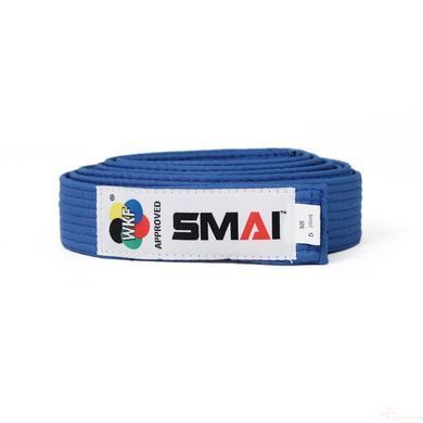 Пояс для кимоно Delux Version с лицензией WKF синий SMAI SM B002UWKF - 280 см