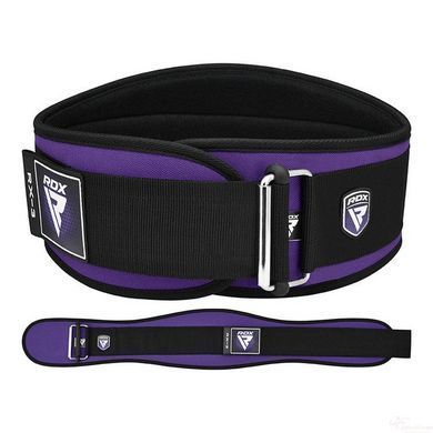 Пояс для важкої атлетики RDX RX3 EVA Curve неопреновий PURPLE-XS