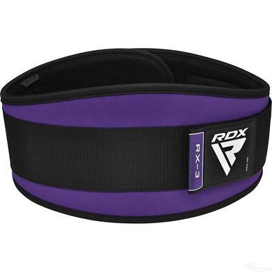 Пояс для важкої атлетики RDX RX3 EVA Curve неопреновий PURPLE-XS