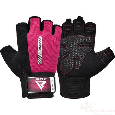 Перчатки для фитнеса RDX W1 Half Pink S
