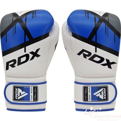 Боксерські рукавиці RDX F7 Ego Blue 10 унцій (капа в комплекті)